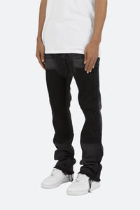 B118 Work Flare Denim - Black