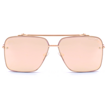 Load image into Gallery viewer, Bella - Rose Gold Oversized Squared Aviators