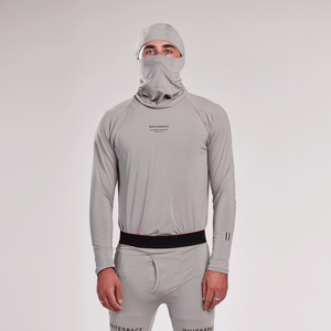 Men's Graphene Midweight Baselayer Top - Fog Khaki