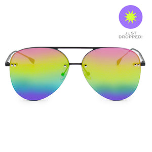 Smaller Megan 2 - Pride Aviator Sunglasses