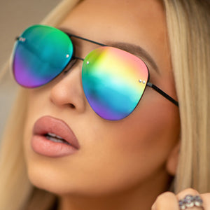 Smaller Megan 2 - Pride Aviator Sunglasses