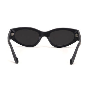 Kat x Money Moves - Black Cateye Sunglasses