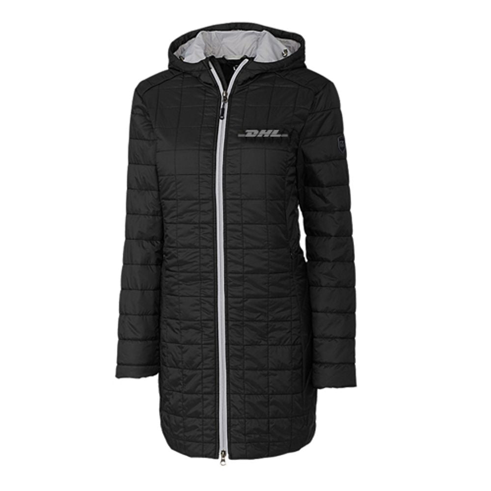 DHL Puffer Jacket - Grey trim