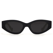 Load image into Gallery viewer, Kat x Money Moves - Black Cateye Sunglasses