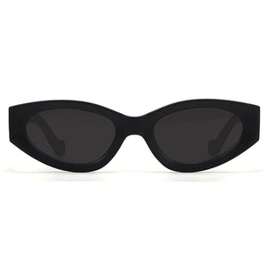 Kat x Money Moves - Black Cateye Sunglasses